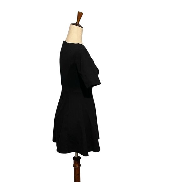 Topshop Black Skater Dress Short Sleeve - Picture 5 of 11